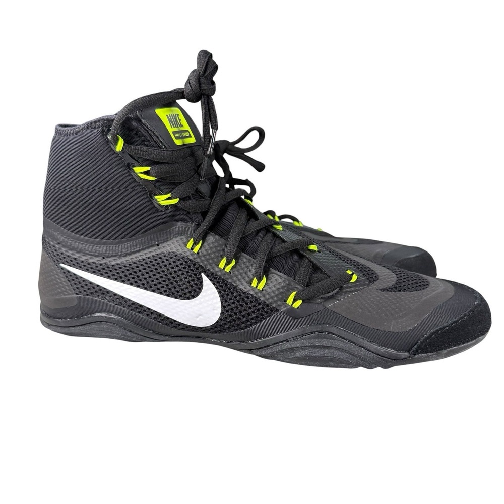 Nike Hypersweep Wrestling Shoes - Men's 12.5 - Black/White/Volt - NWOB - Picture 5 of 7